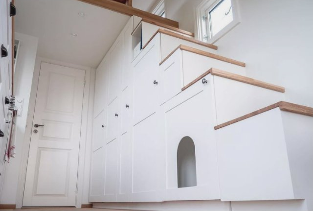 Una pequeña casa de estilo escandinavo para vivir de forma minimalista