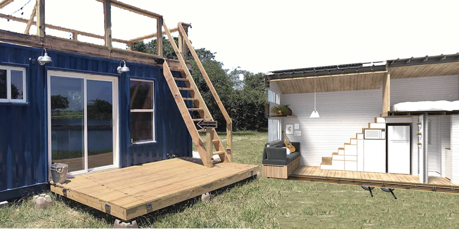 ¿Tiny House sobre ruedas o contenedores casas?